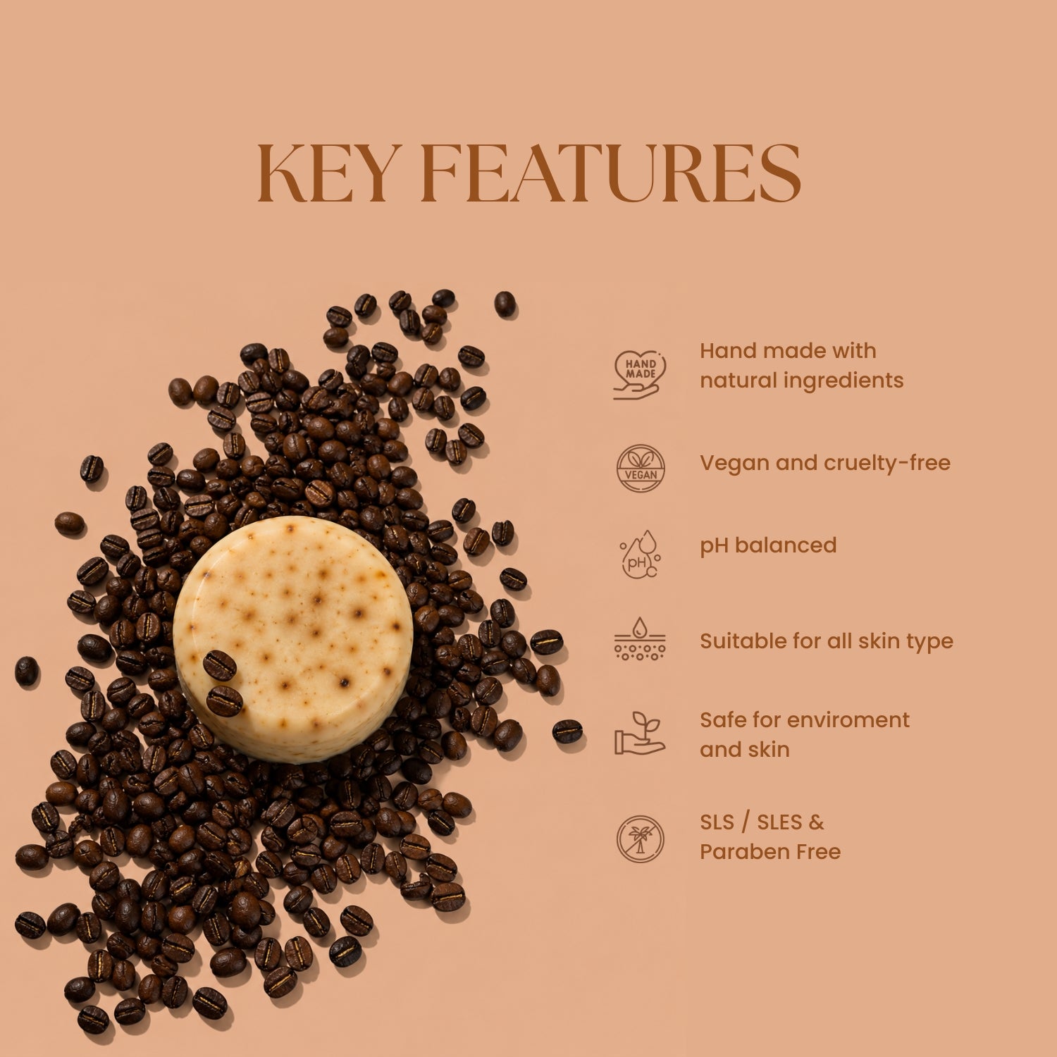 Shea Butter & Coffee Scrub Melt & Pour Soap
