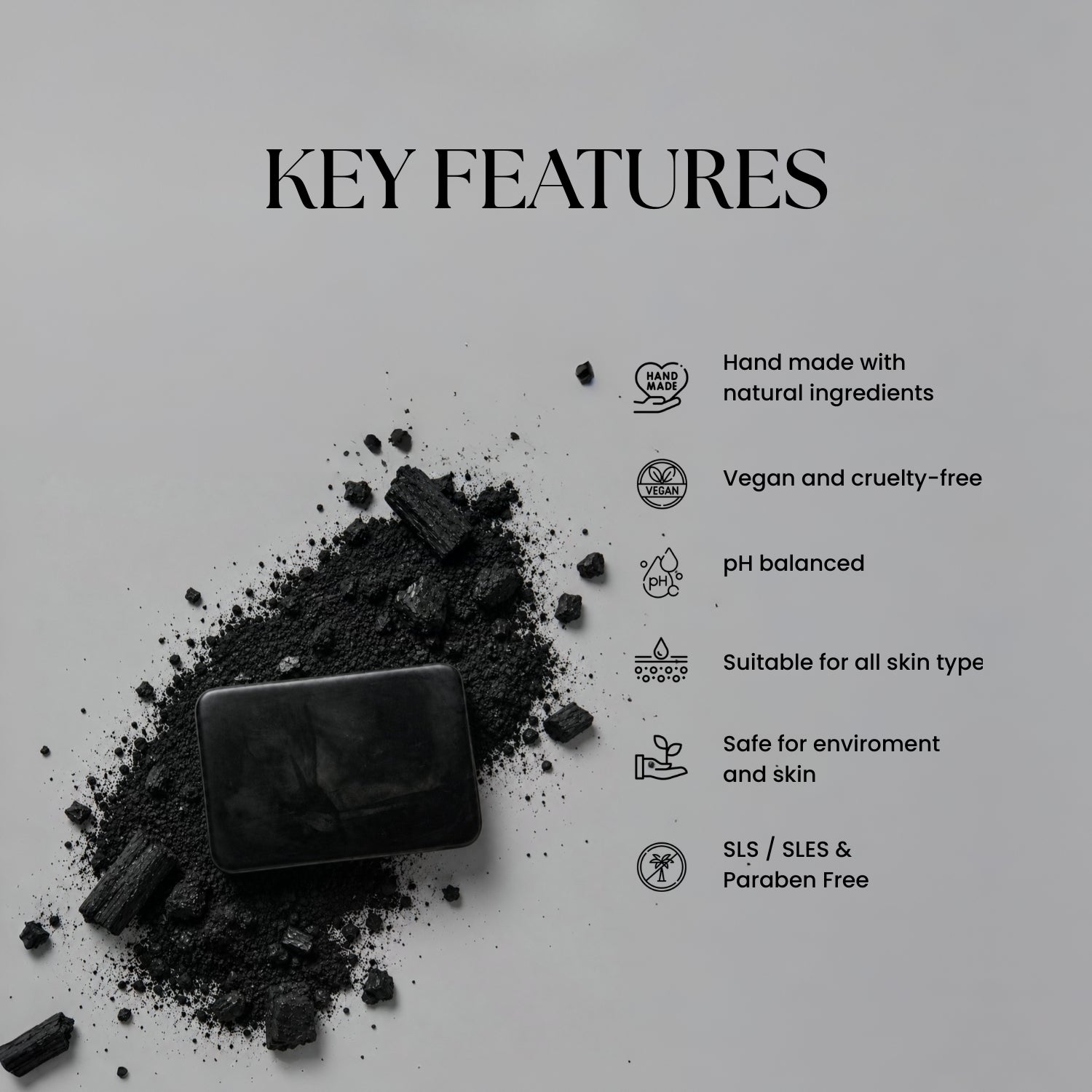 Charcoal Melt & Pour Soap
