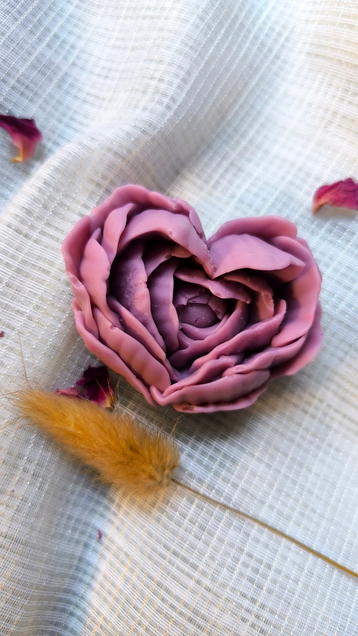 LYNS Diwali Rose Soap Collection – Set of 3 Handcrafted Shea Butter Rose Soaps